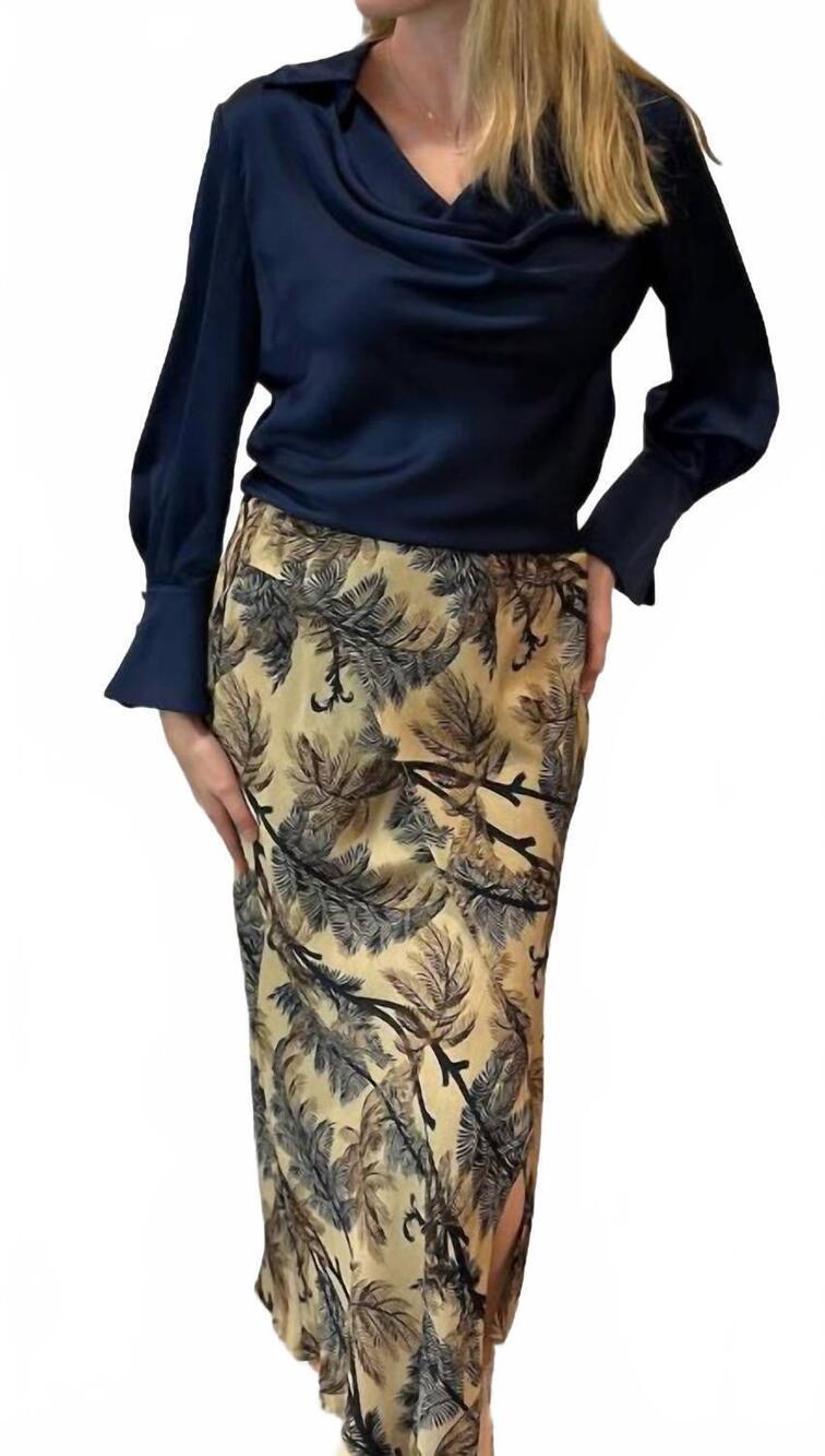 NEW SOFIA chantal skirt in forest navy